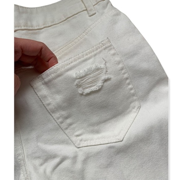 NWT AFRM Distressed White Skinny Jeans. Size 26 - Picture 5 of 7